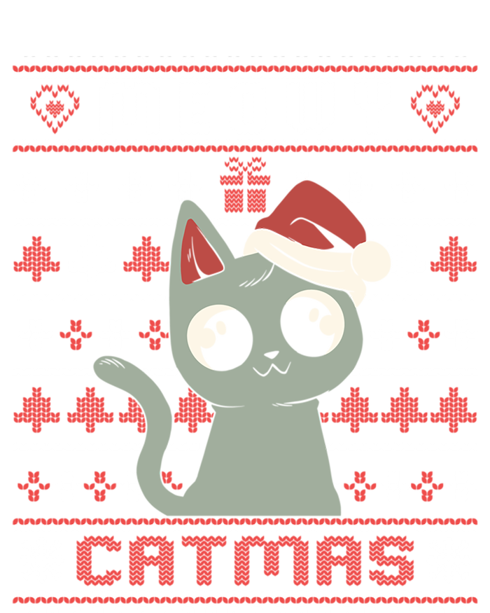 Meowy Merry Catmas Christmas Cat Lover Ugly Sweater Outfit Gift Sweatshirt