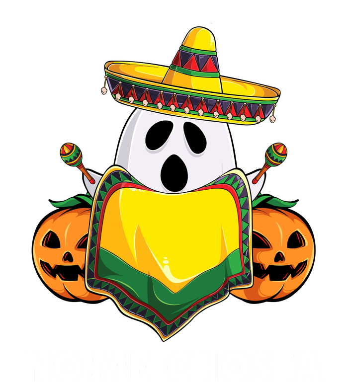 No Me Ghosta Gusta Funny Mexican Halloween Ghost Boo Sustainable Bucket Hat