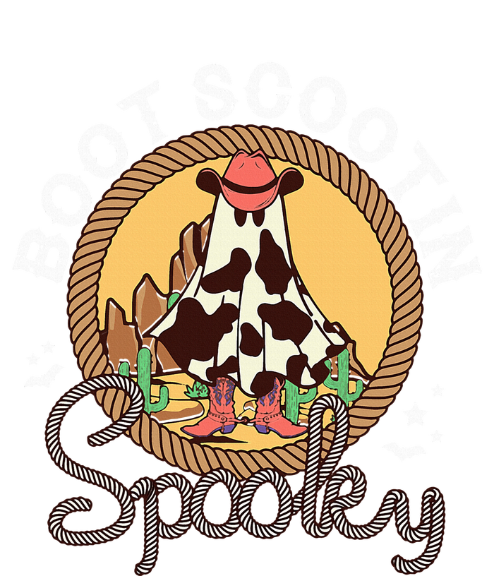 Boot Scootin Spooky Western Halloween Ghost Spooky Season Kids Tie-Dye T-Shirt