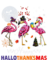 Flamingo Happy HalloThanksmas Funny Halloween Thanksgiving T-Shirt