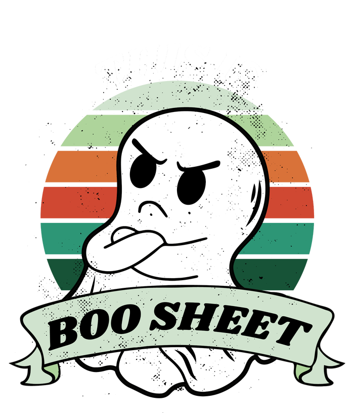 This Is Boo Sheet Cartoon Ghost Funny Halloween Kids T-Shirt