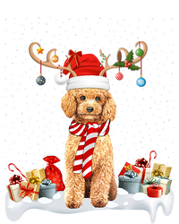 Toy Poodle Dog Xmas Lights Reindeer Toy Poodle Christmas Great Gift Coaster