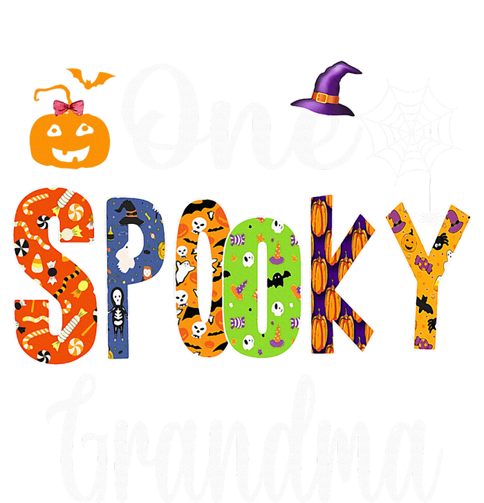 Funny Family Halloween Matching One Spooky Grandma V-Neck T-Shirt