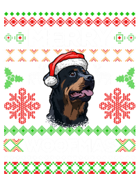 Merry Woofmas Ugly Sweater Christmas Rottweiler Lover Gift Ladies Essential Tank