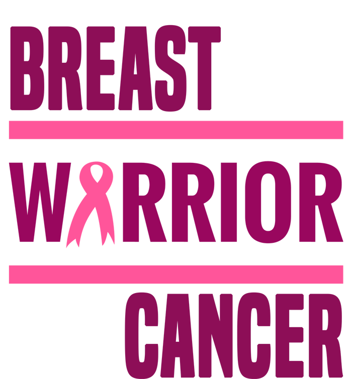 Breast Warrior Cancer Ribbon Women's Pullover Hoodie