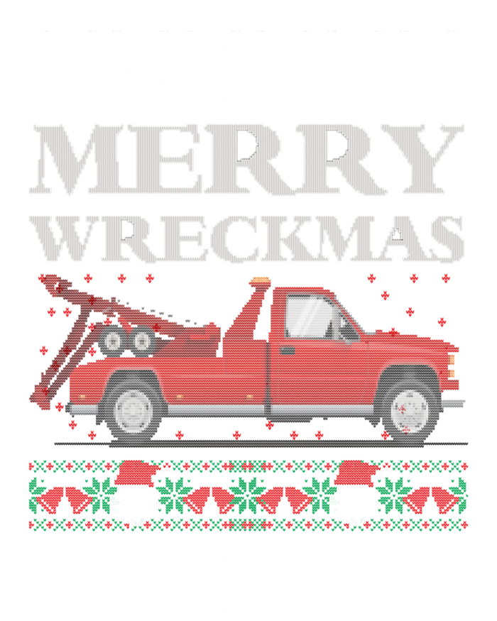 Merry Wreckmas Tow Truck Driver Ugly Christmas Gift Ladies Essential Tank