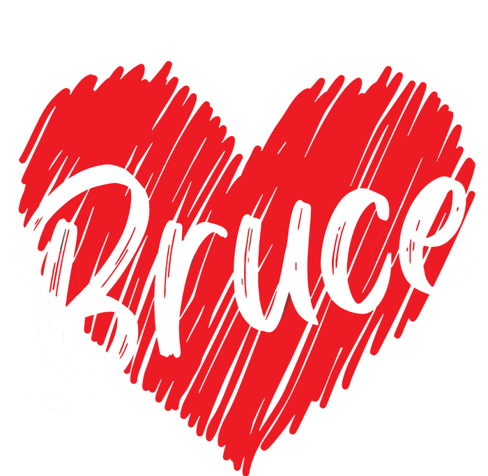 I Love Bruce Heart Funny Bruce T-Shirt