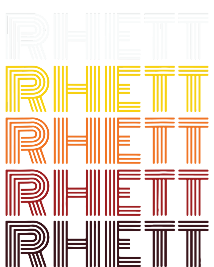 Vintage Rhett First Name Rhett T-Shirt