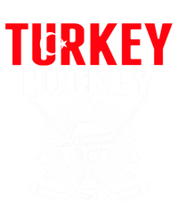 Turkey Ice Hockey Fans Jersey Turkish Flag Puck Hockey Stick Cool Gift Kids Long Sleeve Shirt