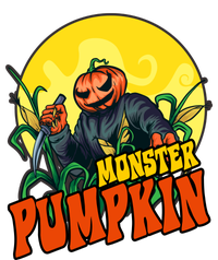 Monster Pumpkin Spooky Halloween Long Sleeve Shirt