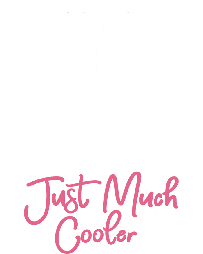 Cool Mothers Day Design Field Hockey Mom Great Gift Women's Flannel Pajama Set