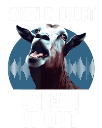 Screaming Goat Scream It Out Meme Face Goat Owner Farmer T-Shirt