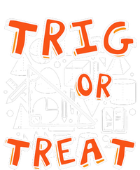 Trig Or Treat Lazy Halloween Costume Funny Math Teacher Sustainable Knit Beanie