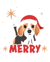 Cute Beagle Santa Dog Lovers Merry Christmas Xmas Design Cute Gift Tie-Dye Long Sleeve Shirt