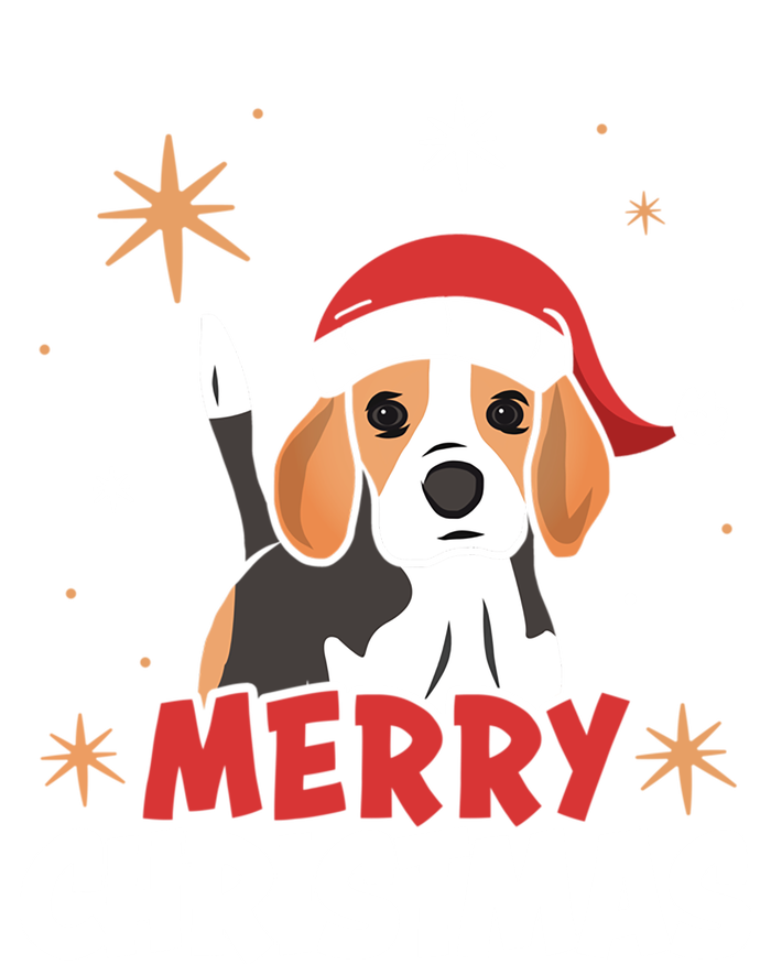 Cute Beagle Santa Dog Lovers Merry Christmas Xmas Design Cute Gift Tie-Dye Long Sleeve Shirt