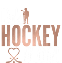 Dek Hockey Mom Support Deck Hockey Street Hockey Mom Gift Women's Flannel Pajama Set