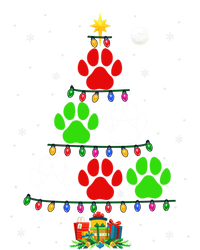 Dog Paws As Christmas Tree Matching Dog Lover Owner Family Great Gift T-Shirt