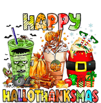 Happy Hallothanksmas Coffee Latte Halloween Thanksgiving  T-Shirt