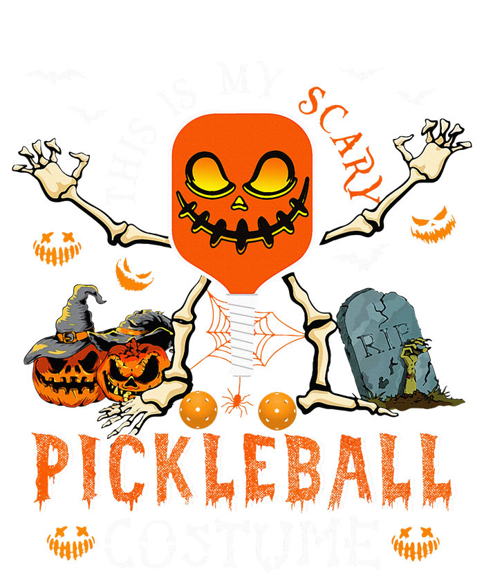 Scary Pickleball Costume: Halloween Skeleton Lover High Crown Mesh Back Trucker Hat