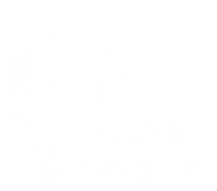 Eat Sleep Ice Hockey Repeat Christmas Birthday Funny Gift Premium T-Shirt