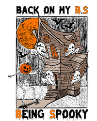 Back on my BS being spooky boo skeleton pumpkin Halloween  Toddler T-Shirt