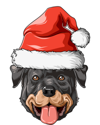 Rottweiler Santa Hat Christmas Rottweiler Funny Gift Tall Long Sleeve T-Shirt