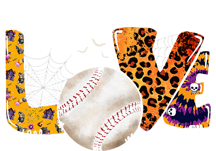 Leopard Halloween Baseball Tie Dye for Baseball Fans Long Sleeve Shirt