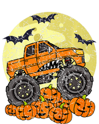 Monster Truck Halloween Jack O Lantern Moon Pumpkin PosiCharge RacerMesh Polo