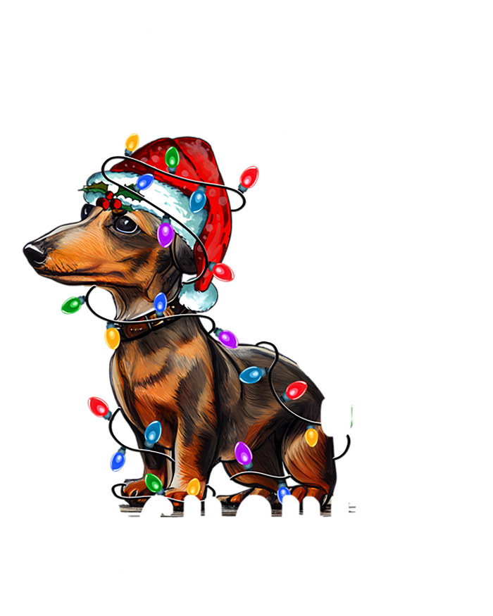 Funny Dachshund Ugly Christmas Gift Kids T-Shirt