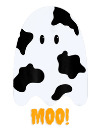 Moo! Cute Funny Cow Print Ghost Halloween Yupoong Adult 5-Panel Trucker Hat