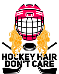 Funny Hockey Hair Dont Care Ice Hockey Player Goalie Great Gift Premium T-Shirt