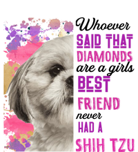 Shih Tzu Are A Best Friend Funny Dog Mom Shitzu Gift Women's T-Shirt