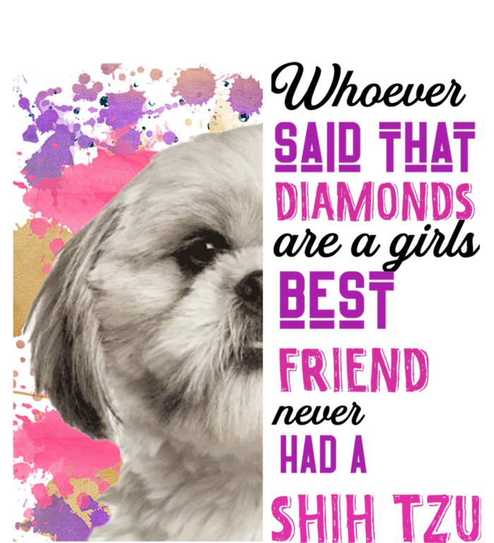 Shih Tzu Are A Best Friend Funny Dog Mom Shitzu Gift Women's T-Shirt