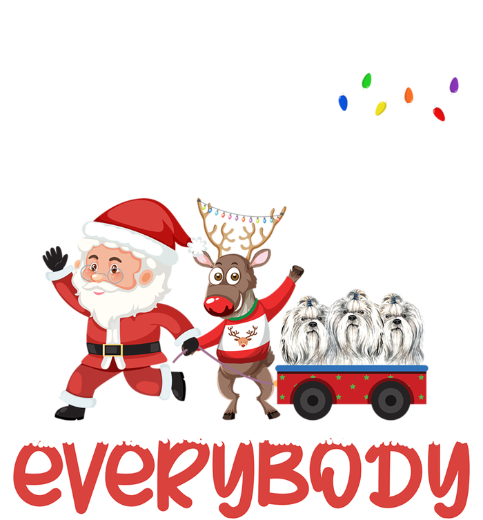 Shih Tzu Christmas Shih Tzus For Everybody Xmas Cute Gift T-Shirt