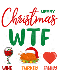 Wtf Wine Turkey Family Funny Gift Merry Christmas Day Gift T-Shirt