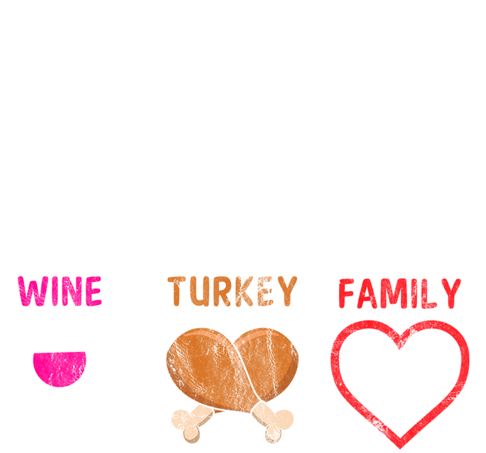 Wtf Wine Turkey Family / Thanksgiving Design Cute Gift T-Shirt