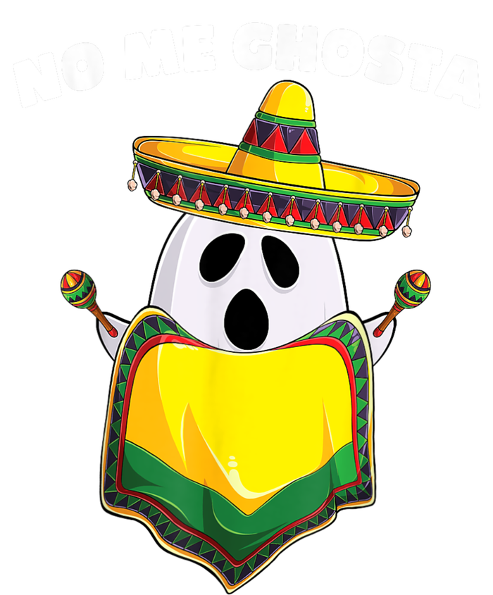 No Me Ghosta Gusta Funny Mexican Halloween Flat Bill Trucker Hat