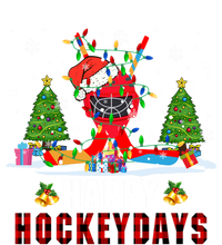 Happy Hockey Xmas Days Santa Ice Hockey Equipt Player Gift Toddler Sweatshirt