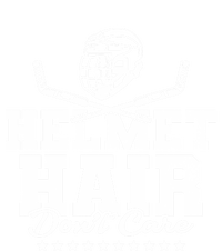 Helmet Hair Dont Care Hockey Gift T-Shirt