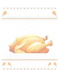 Lets Get Basted Turkey Fall Vibes Ugly Thanksgiving Sweater Gift Tall Sweatshirt