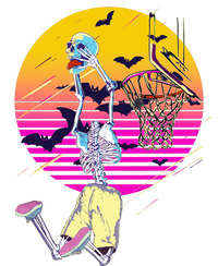 Funny Halloween Skeleton Basketball Player Dunking Skull T-Shirt