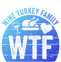 Turkey Day Gift Wtf Wine Turkey Family Thanksgiving Day Funny Gift Ladies Essential Flowy Tank