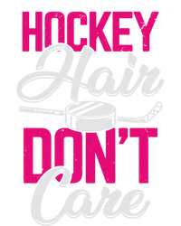 Hockey Hair Dont Care Design Ice Hockey Gift Kids Hoodie