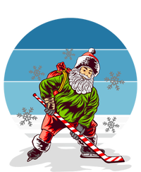 Hockey Santa Winter Sunset Peppermint Candy Hockey Stick Cool Gift Coaster