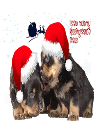 Holiday Ready Rottweilers A Puppy First Christmas Gift Full Zip Hoodie