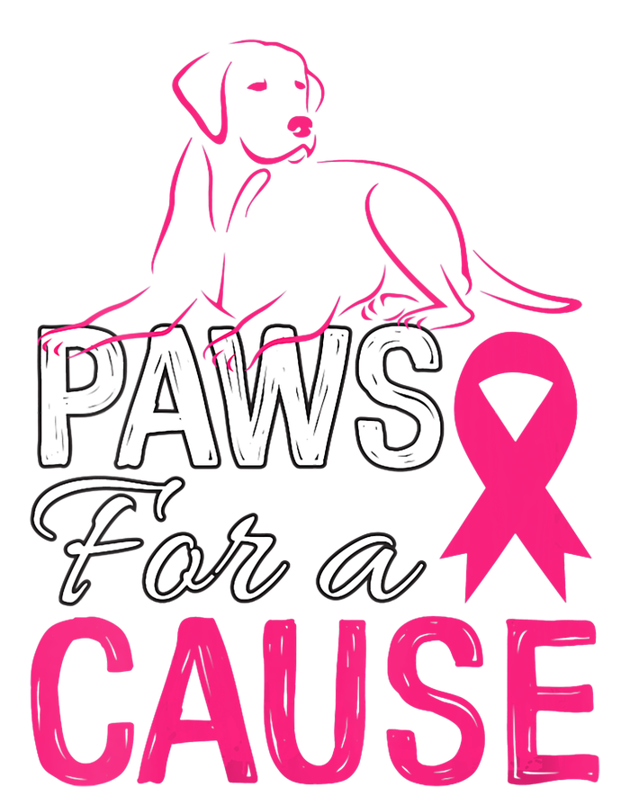 Paws For A Cause Breast Cancer Support Womens California Wash Sweatshirt