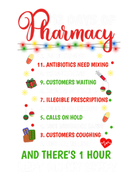 12 Days Of Pharmacy Funny Christmas Pharmacist Tech Xmas Gift Button