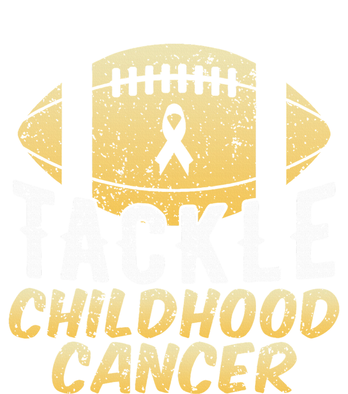 Childhood Cancer Awareness Tackle Childhood Cancer Football Insulated Varsity Jacket