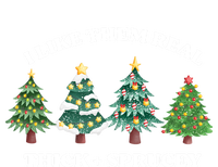 I Like Them Thick And Sprucey Funny Christmas Colorful Tree Gift Stripe Pom Pom Beanie