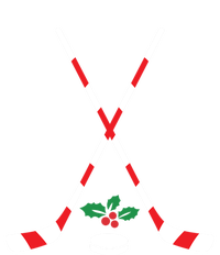 Ice Hockey Christmas Gift Candy Cane Hockey Stick Hockey Cute Gift T-Shirt